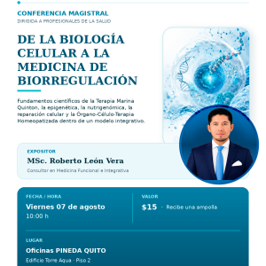DE LA BIOLOGÍA CELULAR A LA MEDICINA DE BIORREGULACIÓN